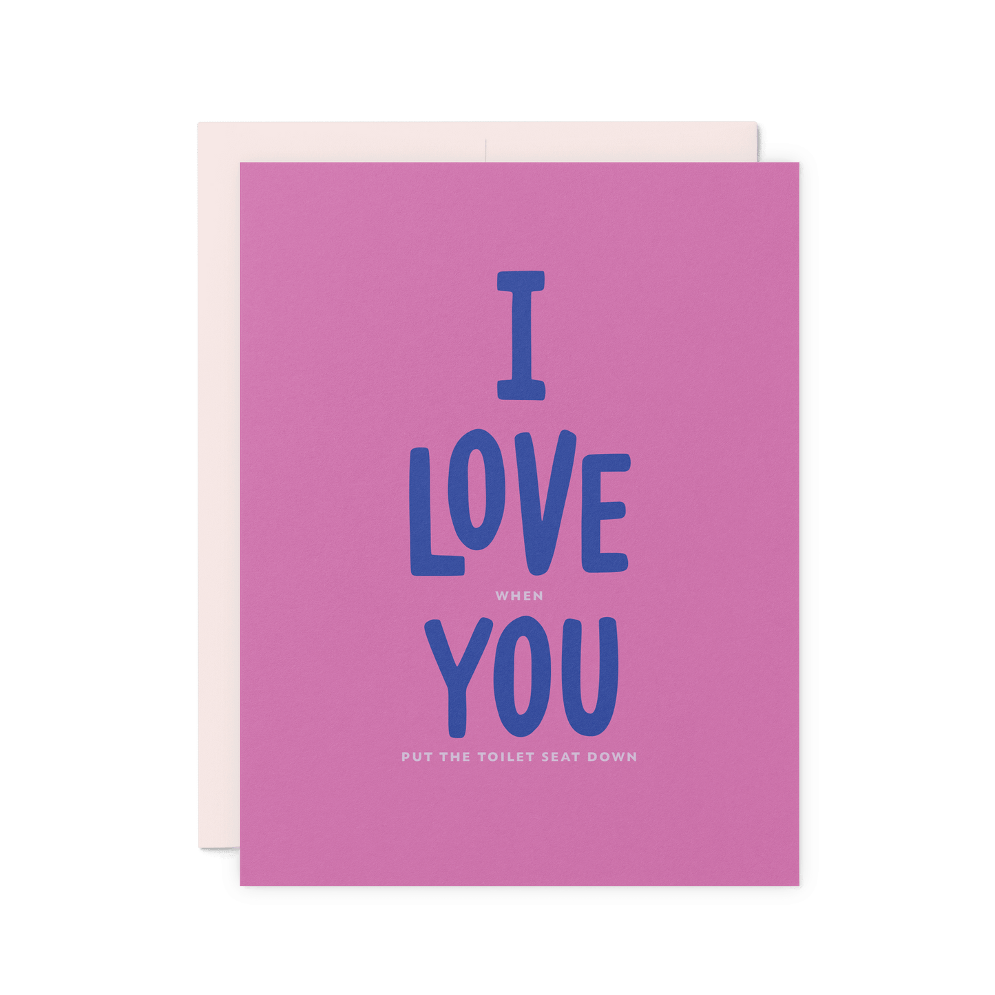 Toilet Seat Card