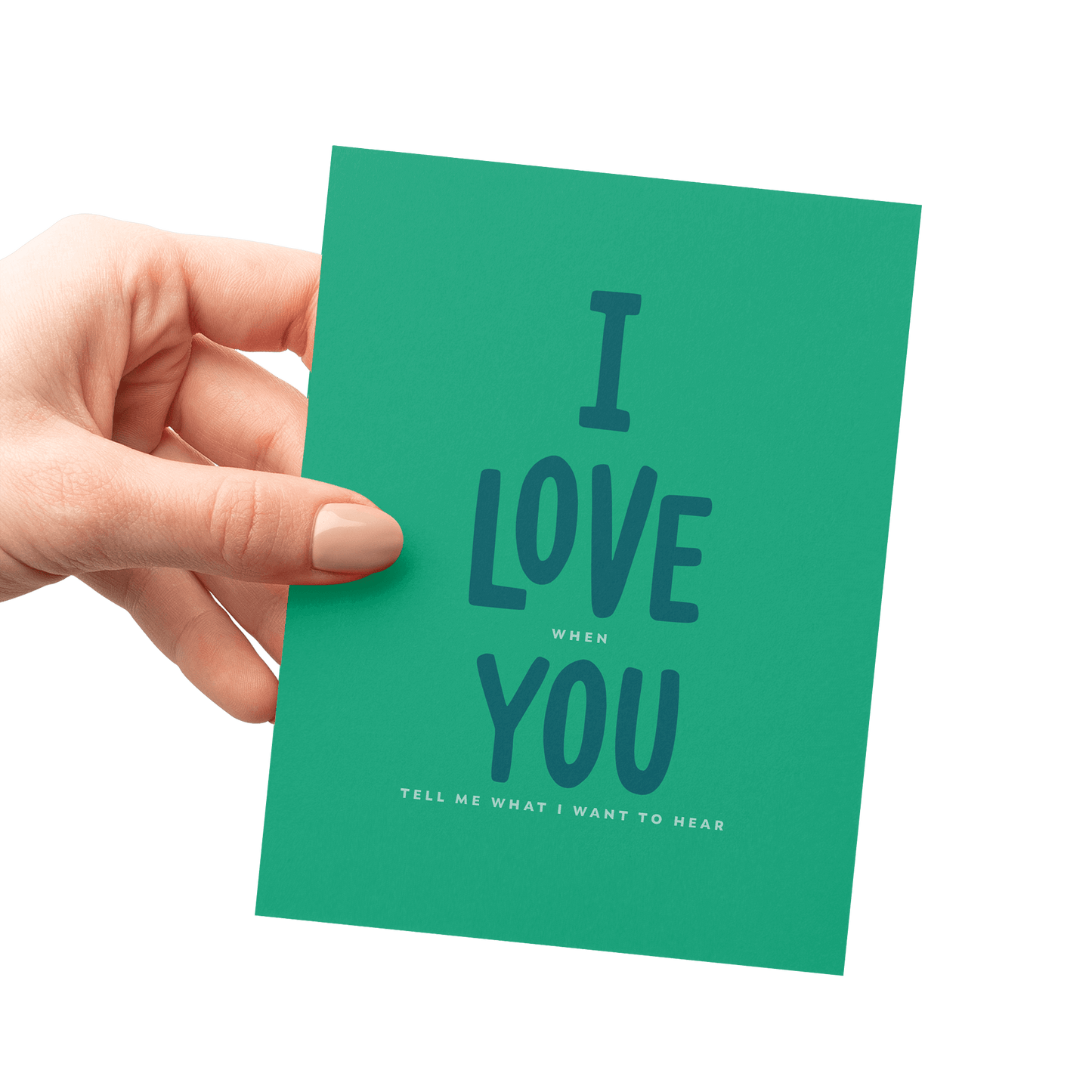 What I Want Card