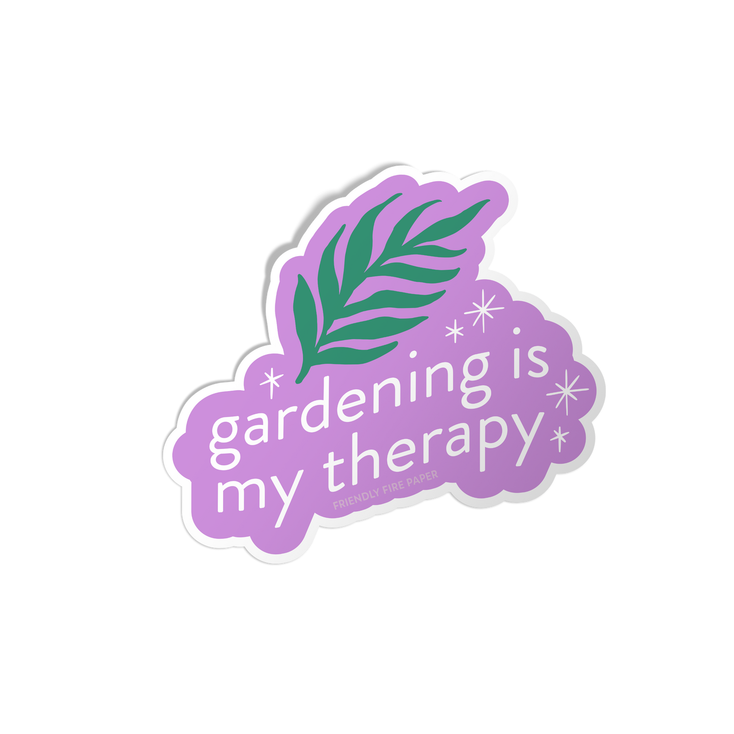 Garden Therapy Sticker