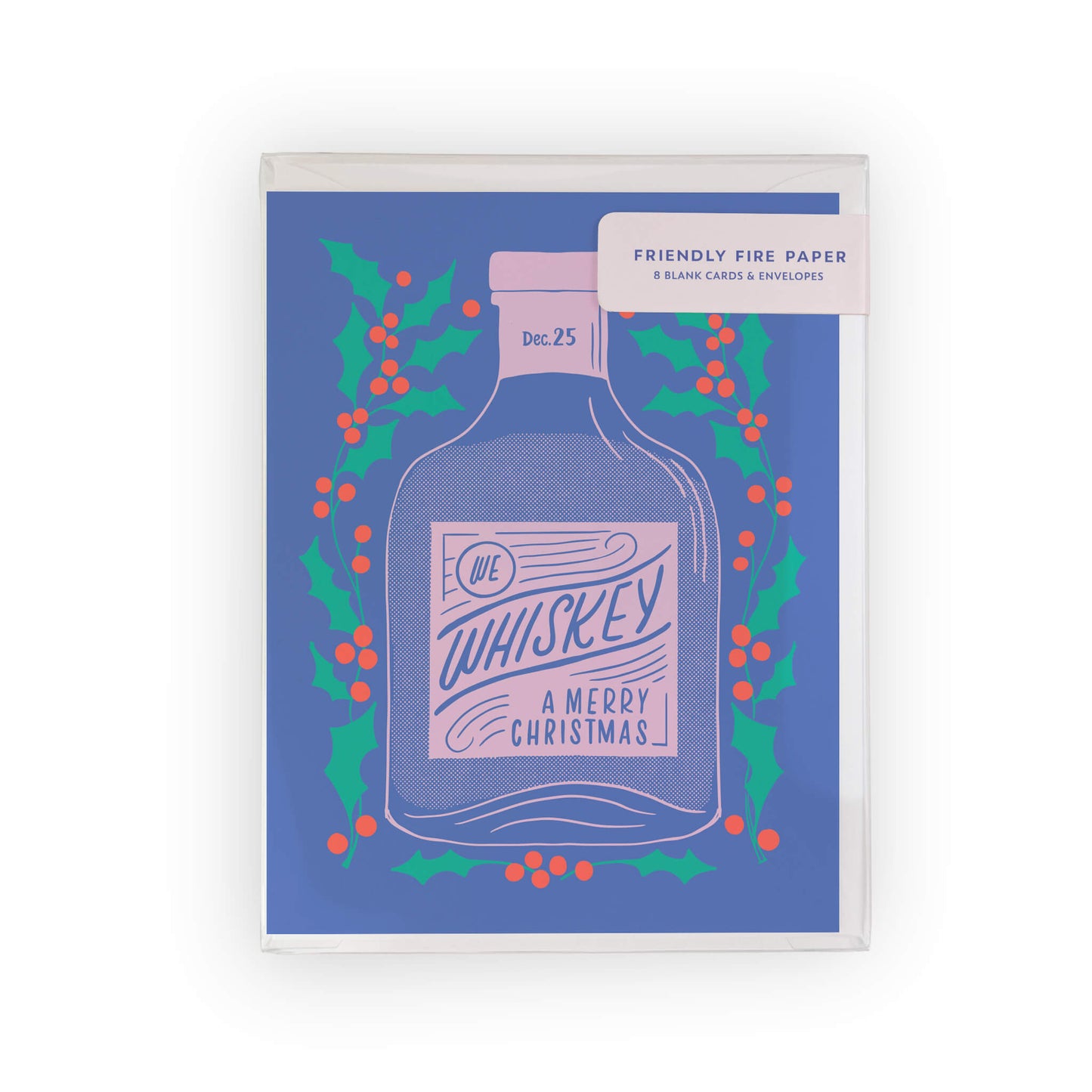 Whiskey Christmas Card