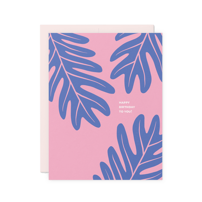 Tropical Birthday Card