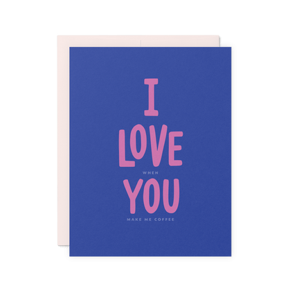 Make Coffee Card