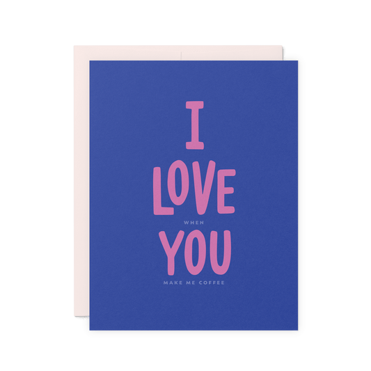 Make Coffee Card