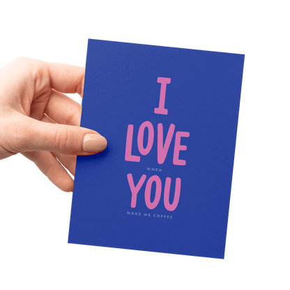 Make Coffee Card