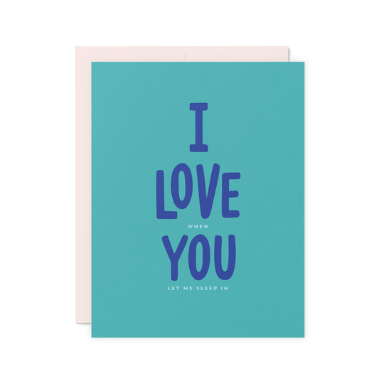 Sleep In Card