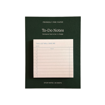 This List Will Save Me | Funny Task List Sticky Notes