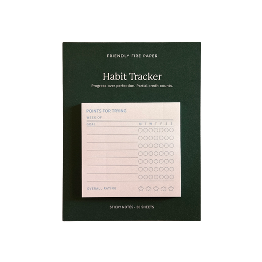 Points for Trying | Funny Habit Tracker Sticky Notes