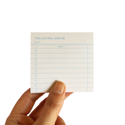 This List Will Save Me | Funny Task List Sticky Notes
