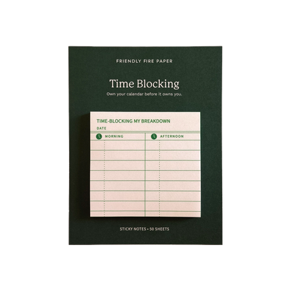 Time-Blocking My Breakdown | Funny Sticky Notes