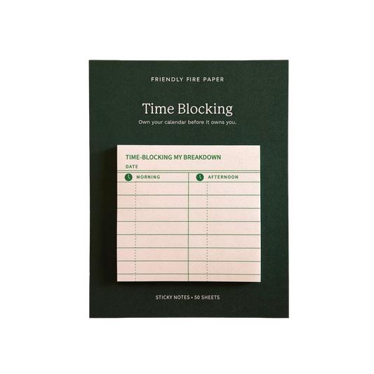 Time-Blocking My Breakdown | Funny Sticky Notes