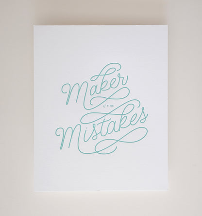 Fine Mistakes